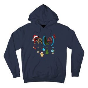 Fa (La)8 Funny Christmas Santa Fa La Math Teacher Student Tall Hoodie