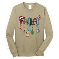 Fa (La)8 Funny Christmas Santa Fa La Math Teacher Student Long Sleeve Shirt