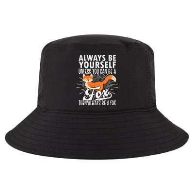 Fox Lover Funny Fox Tee Fox Gifts Fox Cool Comfort Performance Bucket Hat