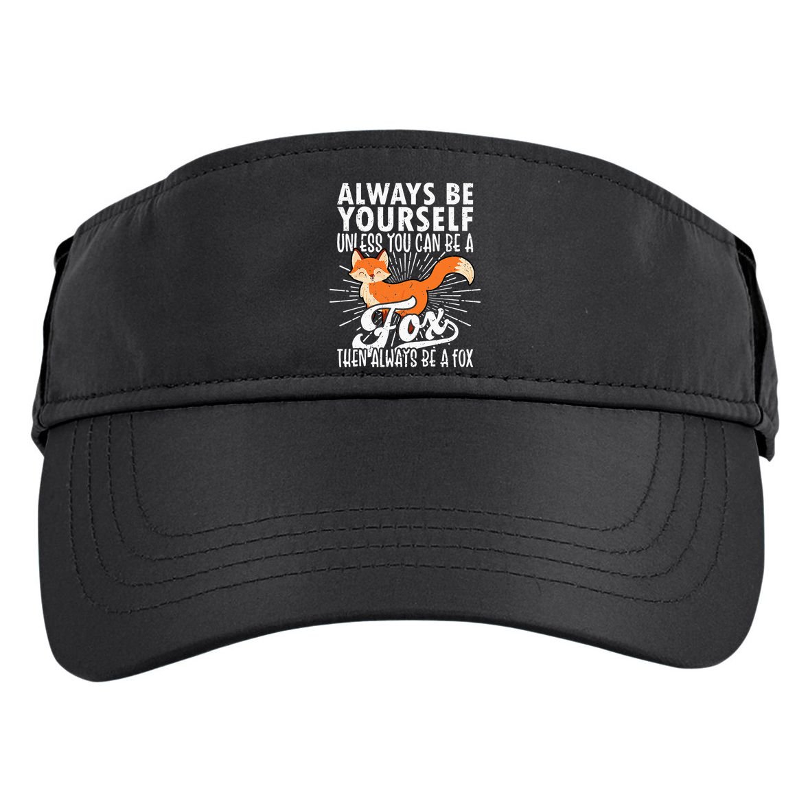 Fox Lover Funny Fox Tee Fox Gifts Fox Adult Drive Performance Visor