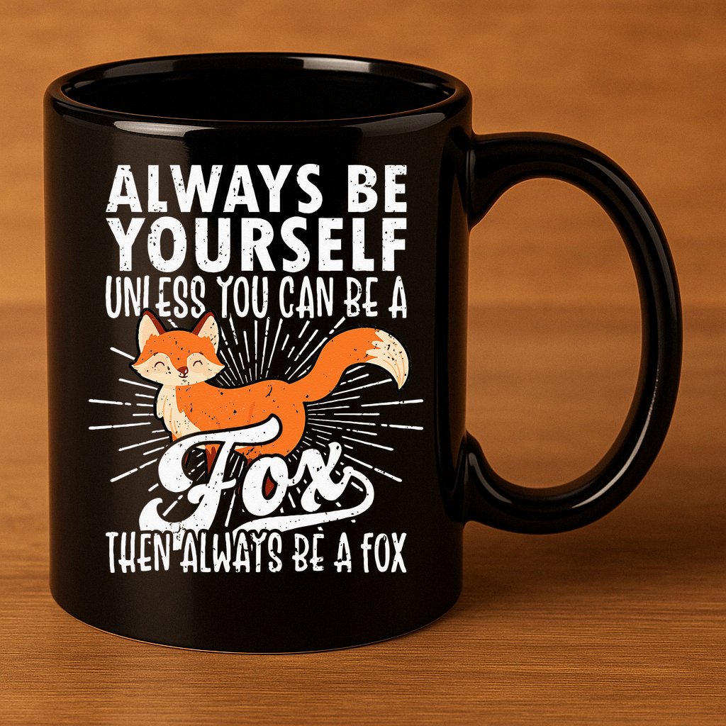 Fox Lover Funny Fox Tee Fox Gifts Fox 11oz C Handle Ceramic Mug