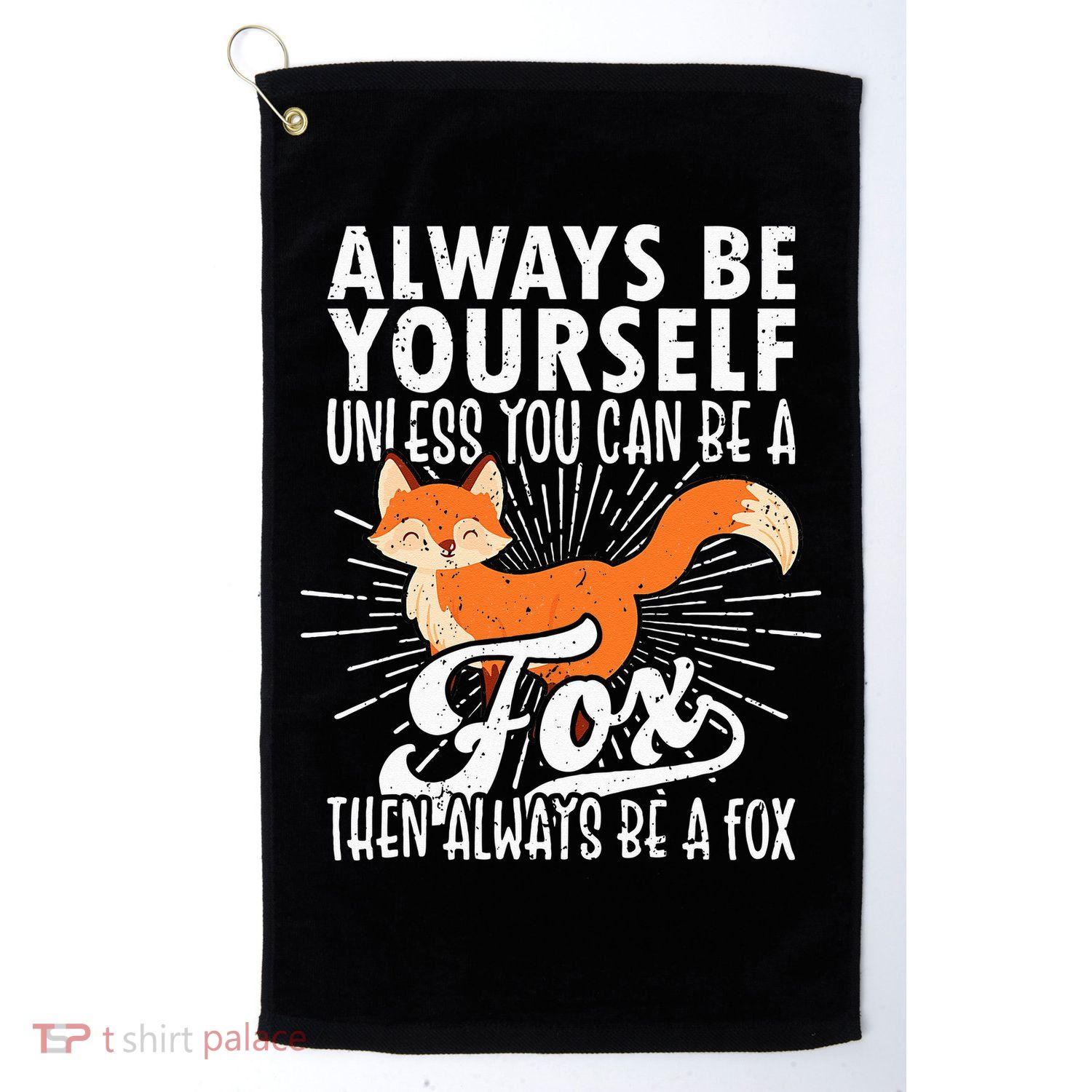 Fox Lover Funny Fox Tee Fox Gifts Fox Golf Towel