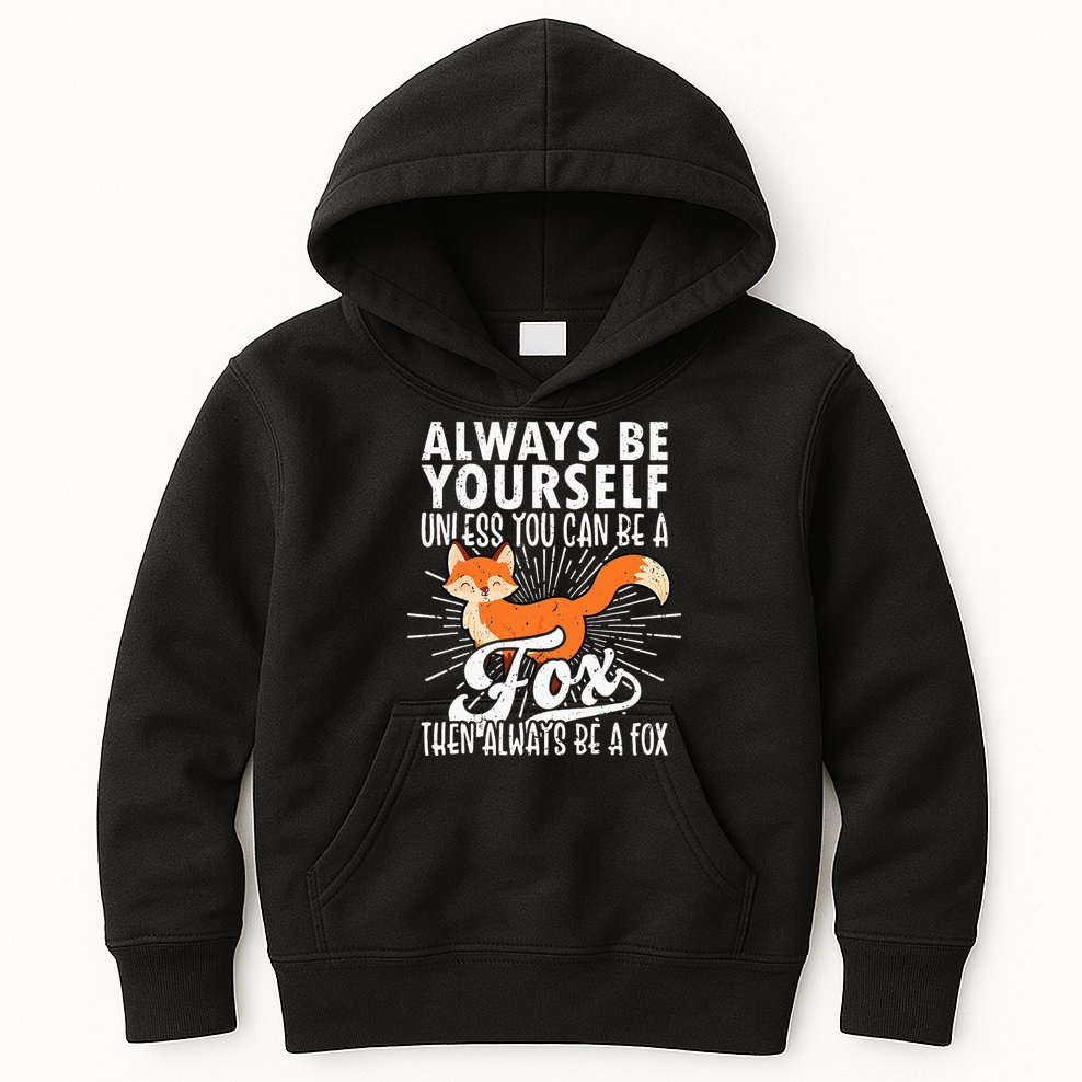 Fox Lover Funny Fox Tee Fox Gifts Fox Kids Hoodie