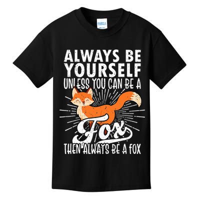 Fox Lover Funny Fox Tee Fox Gifts Fox Kids T-Shirt