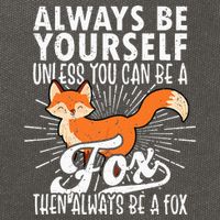 Fox Lover Funny Fox Tee Fox Gifts Fox Cotton Canvas Backpack