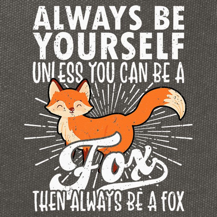 Fox Lover Funny Fox Tee Fox Gifts Fox Cotton Canvas Backpack