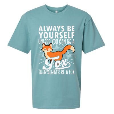 Fox Lover Funny Fox Tee Fox Gifts Fox Sueded Cloud Jersey T-Shirt