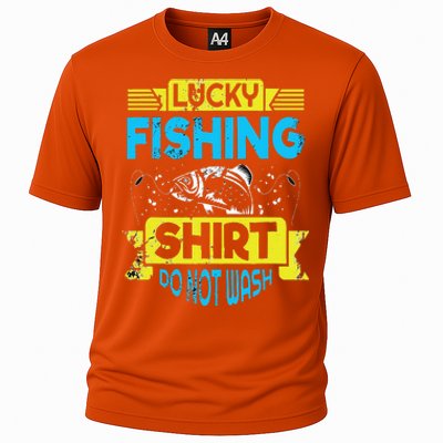 Funny Lucky Fishing Do Not Wash It Funny Fhishing Cooling Performance Crew T-Shirt