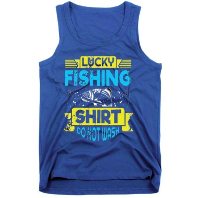 Funny Lucky Fishing Do Not Wash It Funny Fhishing Tank Top