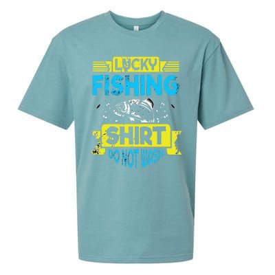 Funny Lucky Fishing Do Not Wash It Funny Fhishing Sueded Cloud Jersey T-Shirt