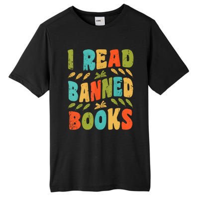 Funny Librarian Freedom Reader Grunge I Read Banned Books Tall Fusion ChromaSoft Performance T-Shirt