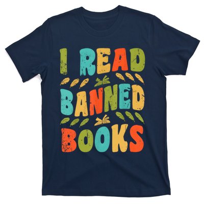 Funny Librarian Freedom Reader Grunge I Read Banned Books T-Shirt