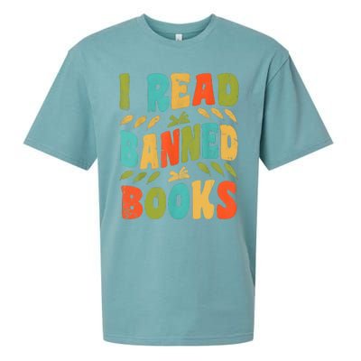 Funny Librarian Freedom Reader Grunge I Read Banned Books Sueded Cloud Jersey T-Shirt