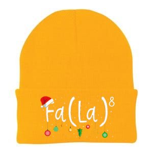 FA (LA)8 Funny Xmas Santa Fa La Math Teacher  Knit Cap Winter Beanie