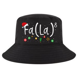 FA (LA)8 Funny Xmas Santa Fa La Math Teacher  Cool Comfort Performance Bucket Hat