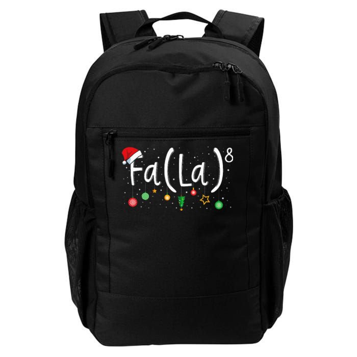 FA (LA)8 Funny Xmas Santa Fa La Math Teacher  Daily Commute Backpack