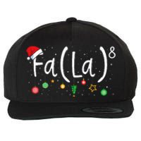 FA (LA)8 Funny Xmas Santa Fa La Math Teacher  Wool Snapback Cap