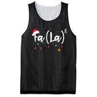 Fa La8 Funny Christmas Santa Fa La Math Mesh Reversible Basketball Jersey Tank