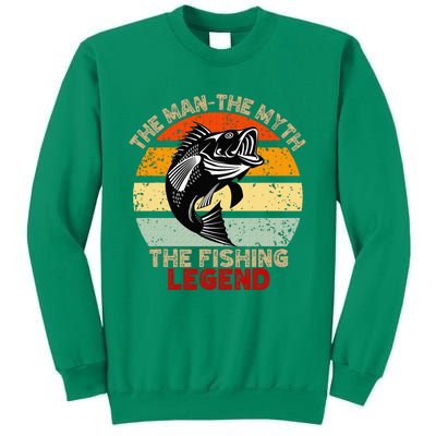 Fishing Legend Funny Freshwater Fish Lover Retirement Gift Sweatshirt