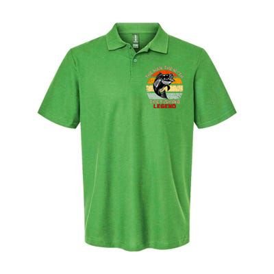 Fishing Legend Funny Freshwater Fish Lover Retirement Gift Softstyle Adult Sport Polo