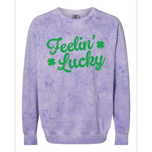 Feelin Lucky Colorblast Crewneck Sweatshirt