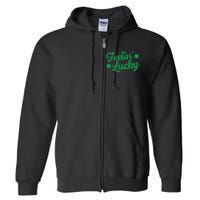 Feelin Lucky Full Zip Hoodie