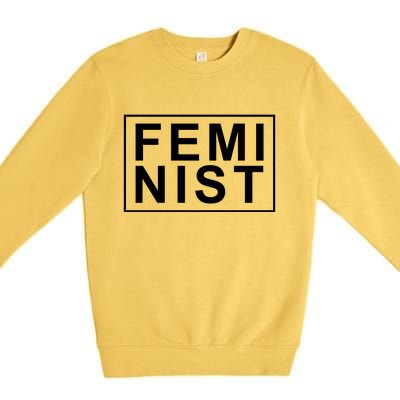 Feminist Logo Premium Crewneck Sweatshirt