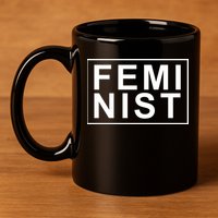 Feminist Logo 11oz C Handle Ceramic Mug