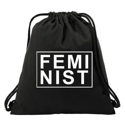 Feminist Logo Drawstring Bag