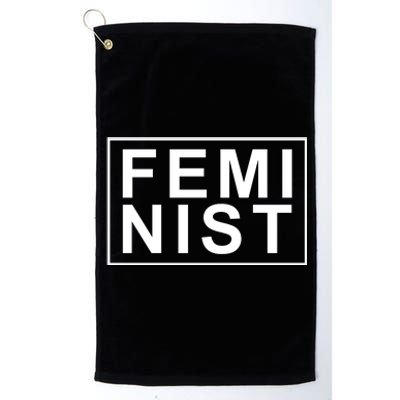 Feminist Logo Platinum Collection Golf Towel