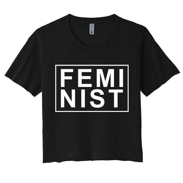 Feminist Logo Crop Top
