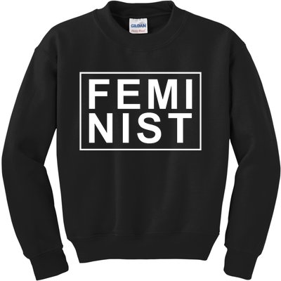 Feminist Logo Kids Sweatshirt