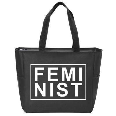 Feminist Logo Zip Tote Bag