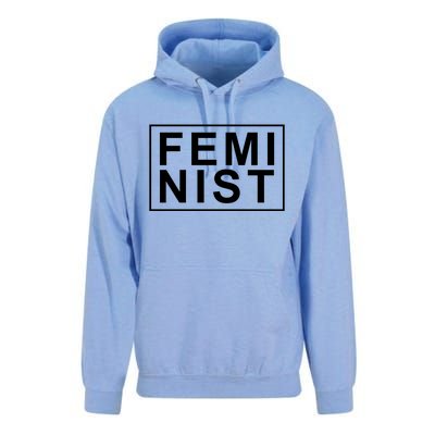 Feminist Logo Unisex Surf Hoodie