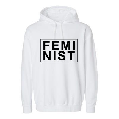 Feminist Logo Garment-Dyed Fleece Hoodie