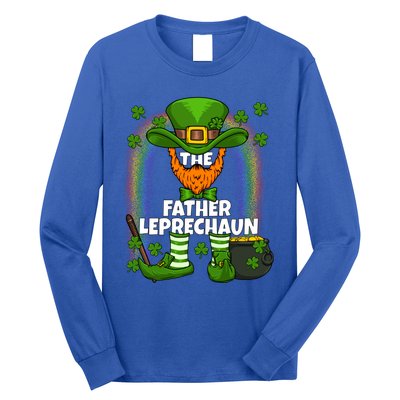 Father Leprechaun Family Matching St Patricks Day Party Gift Long Sleeve Shirt