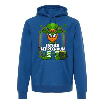 Father Leprechaun Family Matching St Patricks Day Party Gift Premium Hoodie