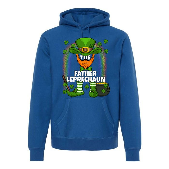 Father Leprechaun Family Matching St Patricks Day Party Gift Premium Hoodie