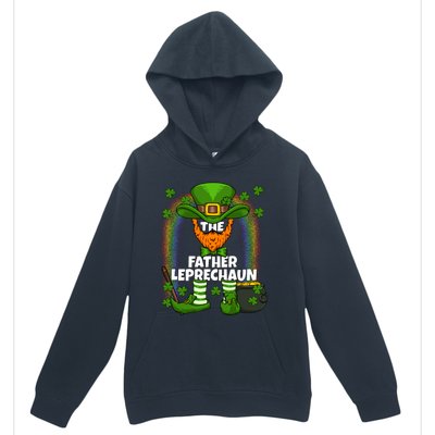 Father Leprechaun Family Matching St Patricks Day Party Gift Urban Pullover Hoodie