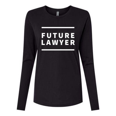 Future Lawyer Womens Cotton Relaxed Long Sleeve T-Shirt