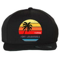 Fort Lauderdale Fort Lauderdale Florida Wool Snapback Cap