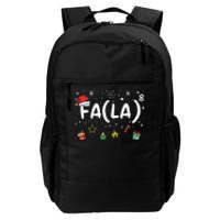 FA (LA)8 Funny Christmas Santa Fa La Math Teacher  Daily Commute Backpack