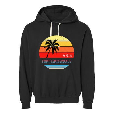 Fort Lauderdale Fort Lauderdale Florida Garment-Dyed Fleece Hoodie