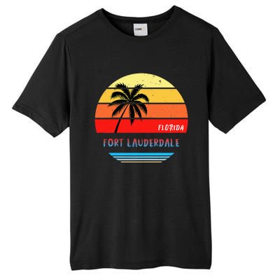 Fort Lauderdale Fort Lauderdale Florida Tall Fusion ChromaSoft Performance T-Shirt