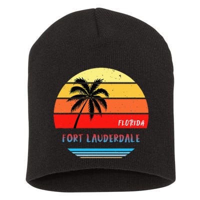 Fort Lauderdale Fort Lauderdale Florida Short Acrylic Beanie