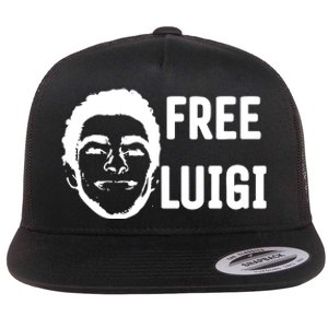 Free Luigi Flat Bill Trucker Hat