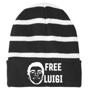 Free Luigi Striped Beanie with Solid Band