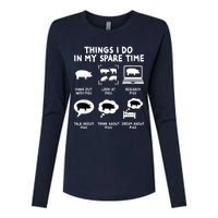 Farm Life Farming Pig Lover Fun Pig Owner And Animal Lover Womens Cotton Relaxed Long Sleeve T-Shirt