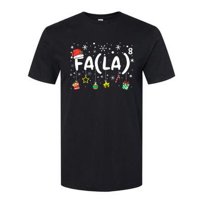 Fa (La)8 Funny Christmas Santa Fa La Math Teacher Softstyle® CVC T-Shirt