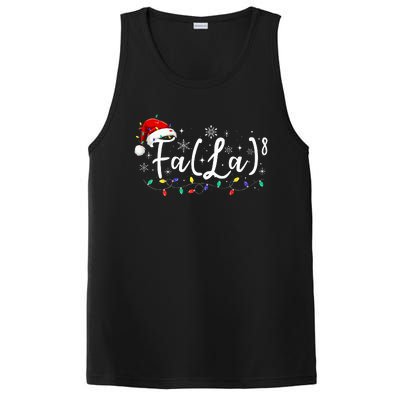 Fa (La)8 Funny Christmas Santa Fa La Math Teacher Student PosiCharge Competitor Tank